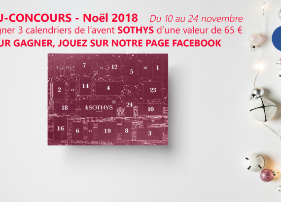 Gagner 3 calendriers de l’Avent Sothys